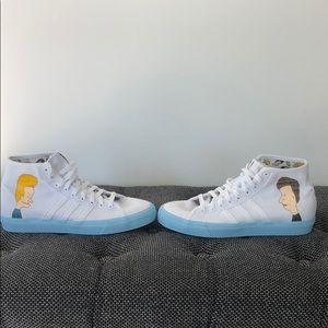 Adidas X Beavis and Butthead Hi-Tops